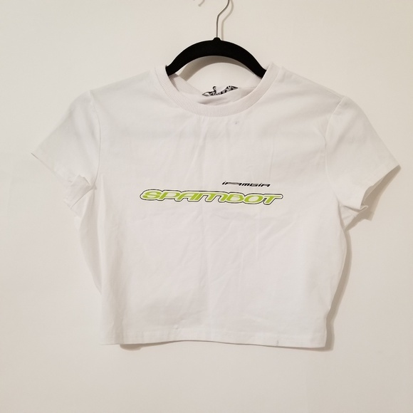 NWT I.AM.GIA Spambot  Graffic Crop Tee - P10 - Picture 2 of 5